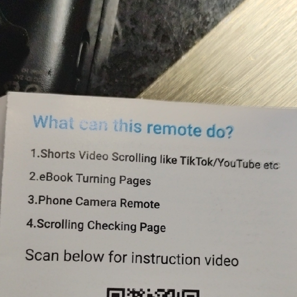 Black Ring Remote Control - Picture 4 of 4